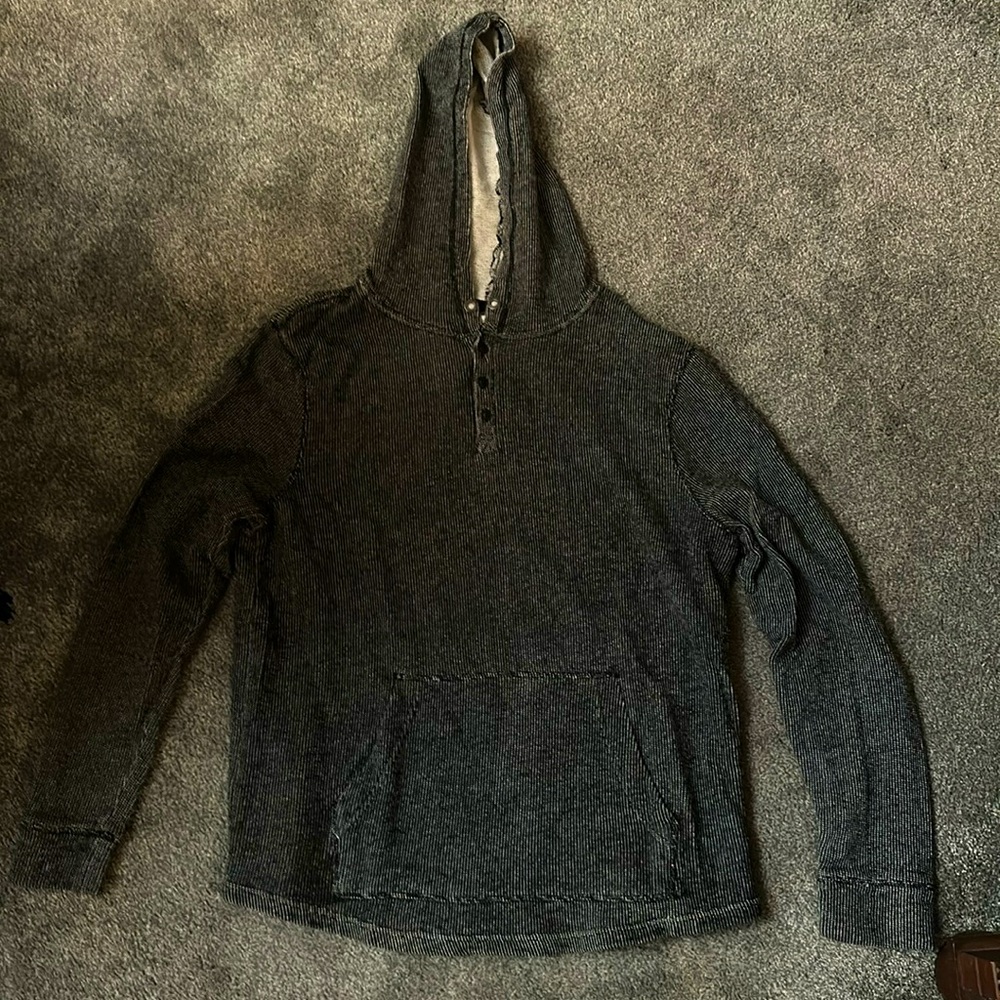 Aeropostale Hoodie; Henley Style; 2XL